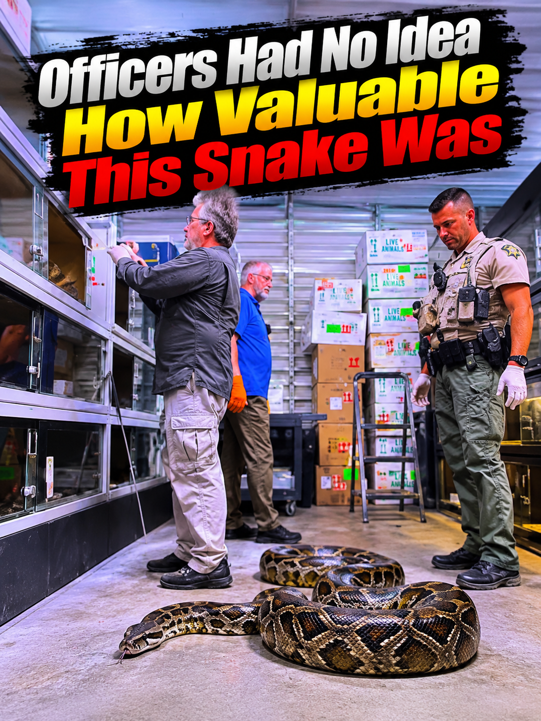 Officers Had No Idea How Valuable This Snake Was