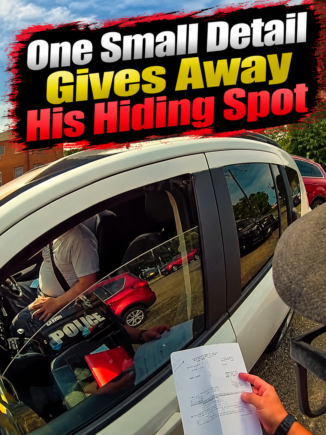 One Small Detail Gives Away His Hiding Spot