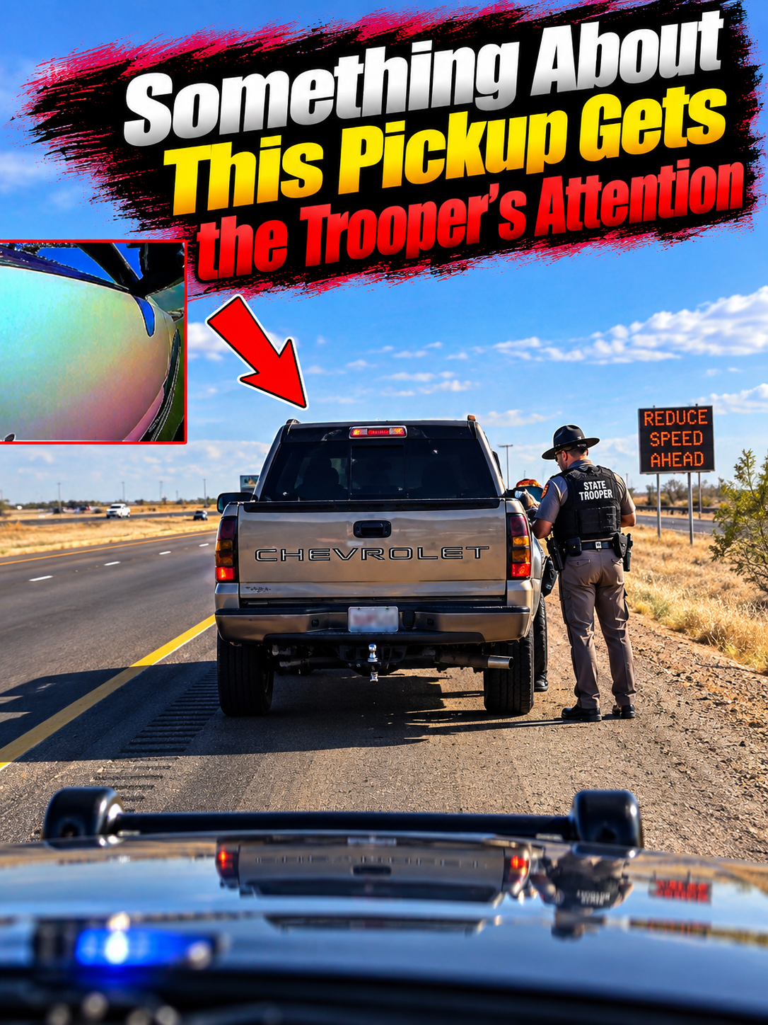 Something About This Pickup Gets the Trooper’s Attention