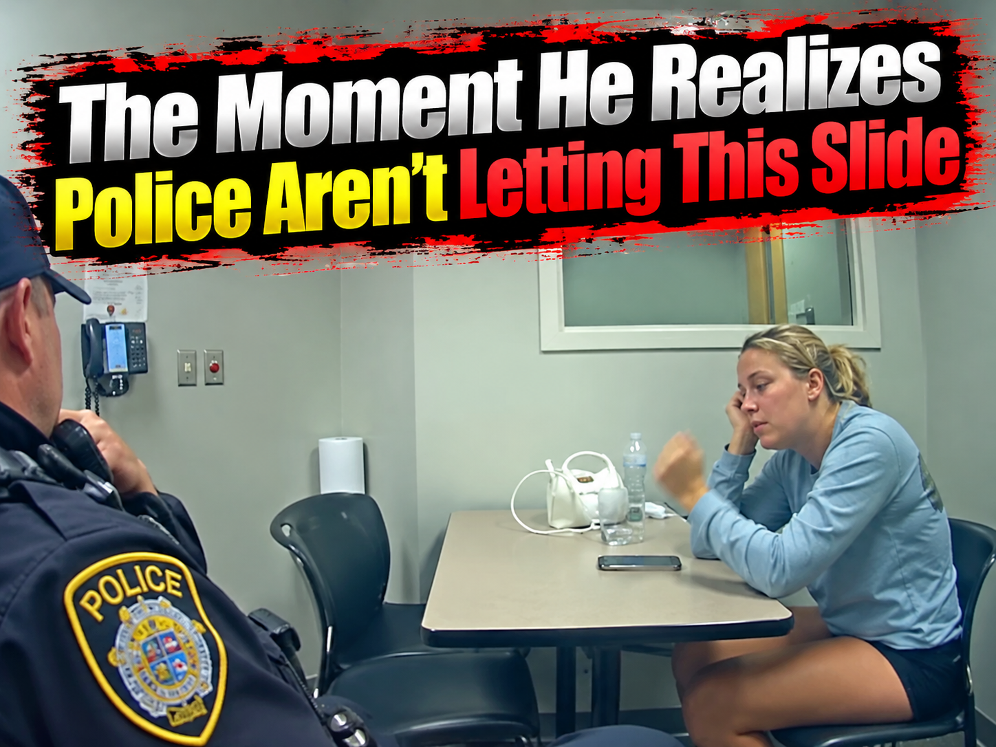 The Moment He Realizes Police Aren’t Letting This Slide