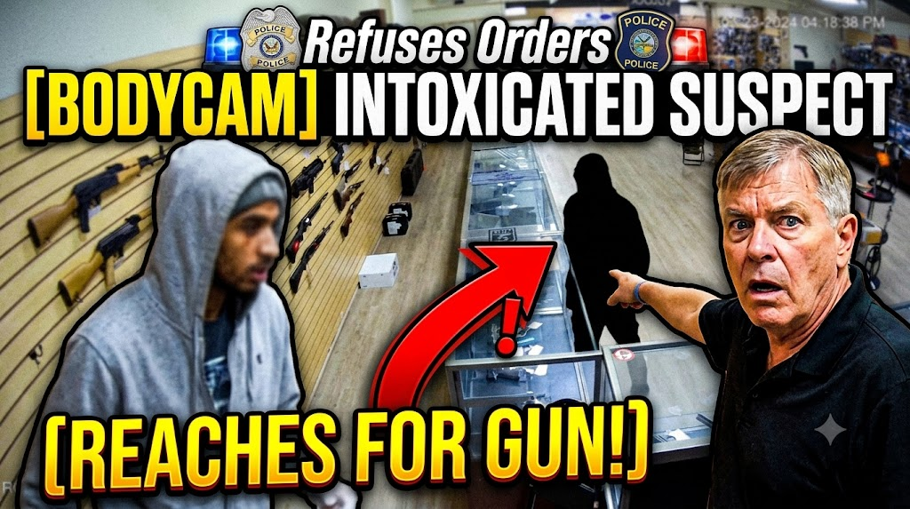 Bold Thief Tricks Gun Store Employee & Steals Glock G47!