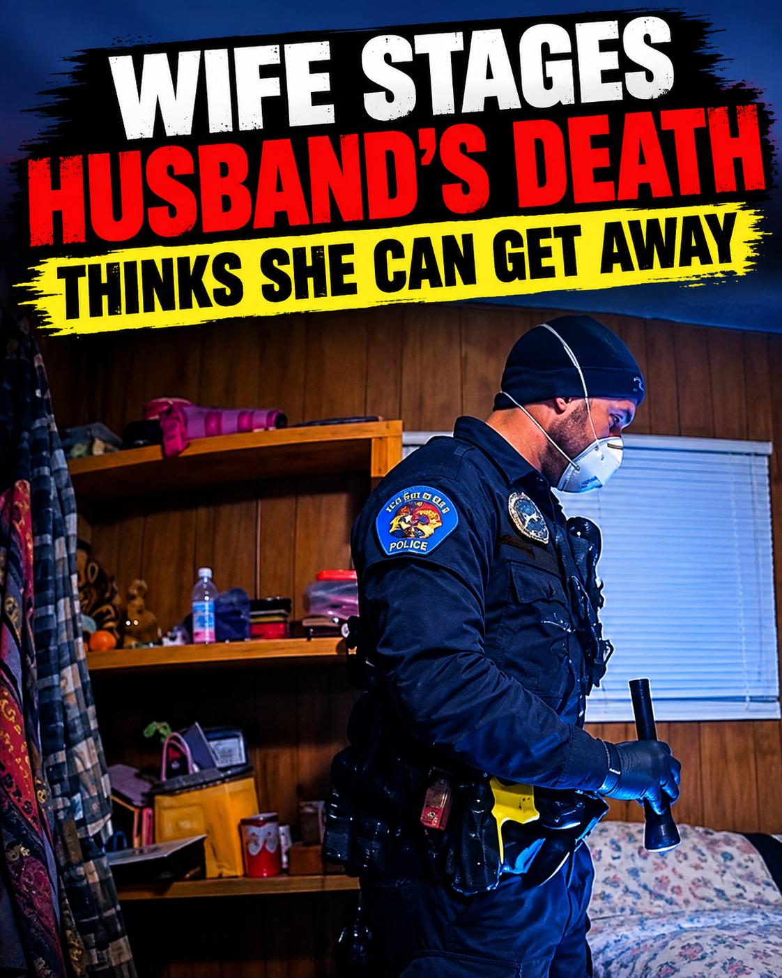 Wife Stages Husband's Death, Thinks She Can Get Away
