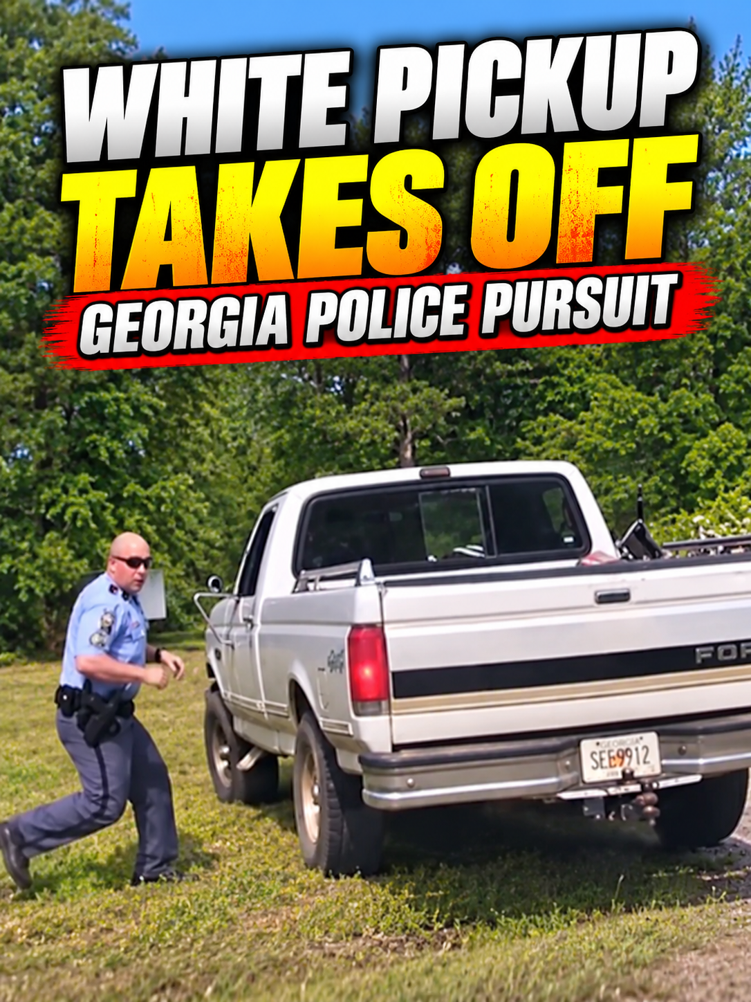 Georgia Traffic Stop Erupts Into a Wild White Pickup Pursuit