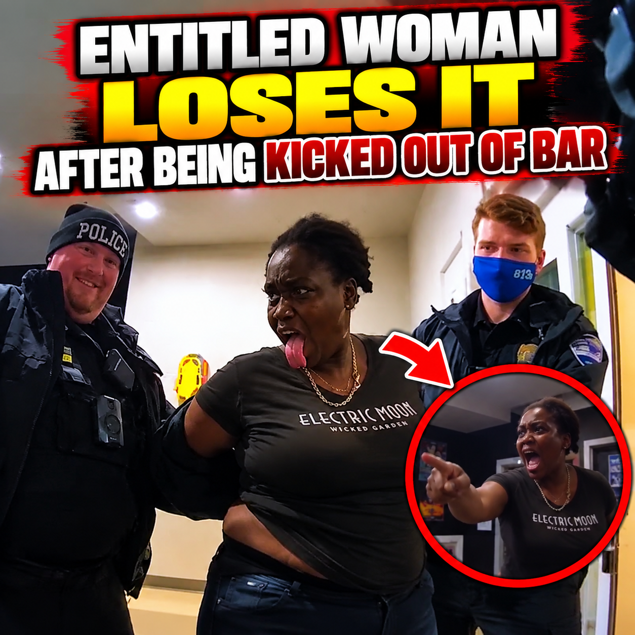 Entitled Woman Loses It After Being Kicked Out of Bar