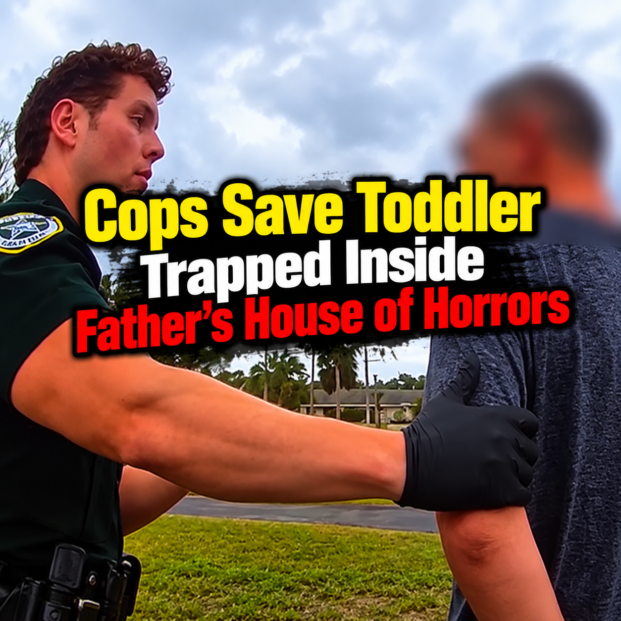 Cops Save Toddler Trapped Inside Father’s House of Horrors