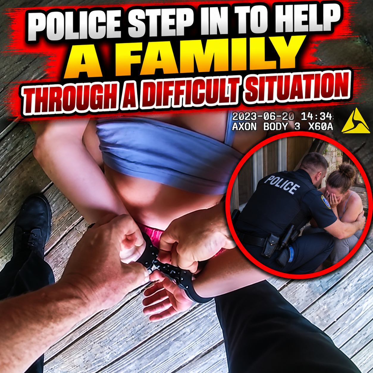 Police Step In to Help a Family Through a Difficult Situation