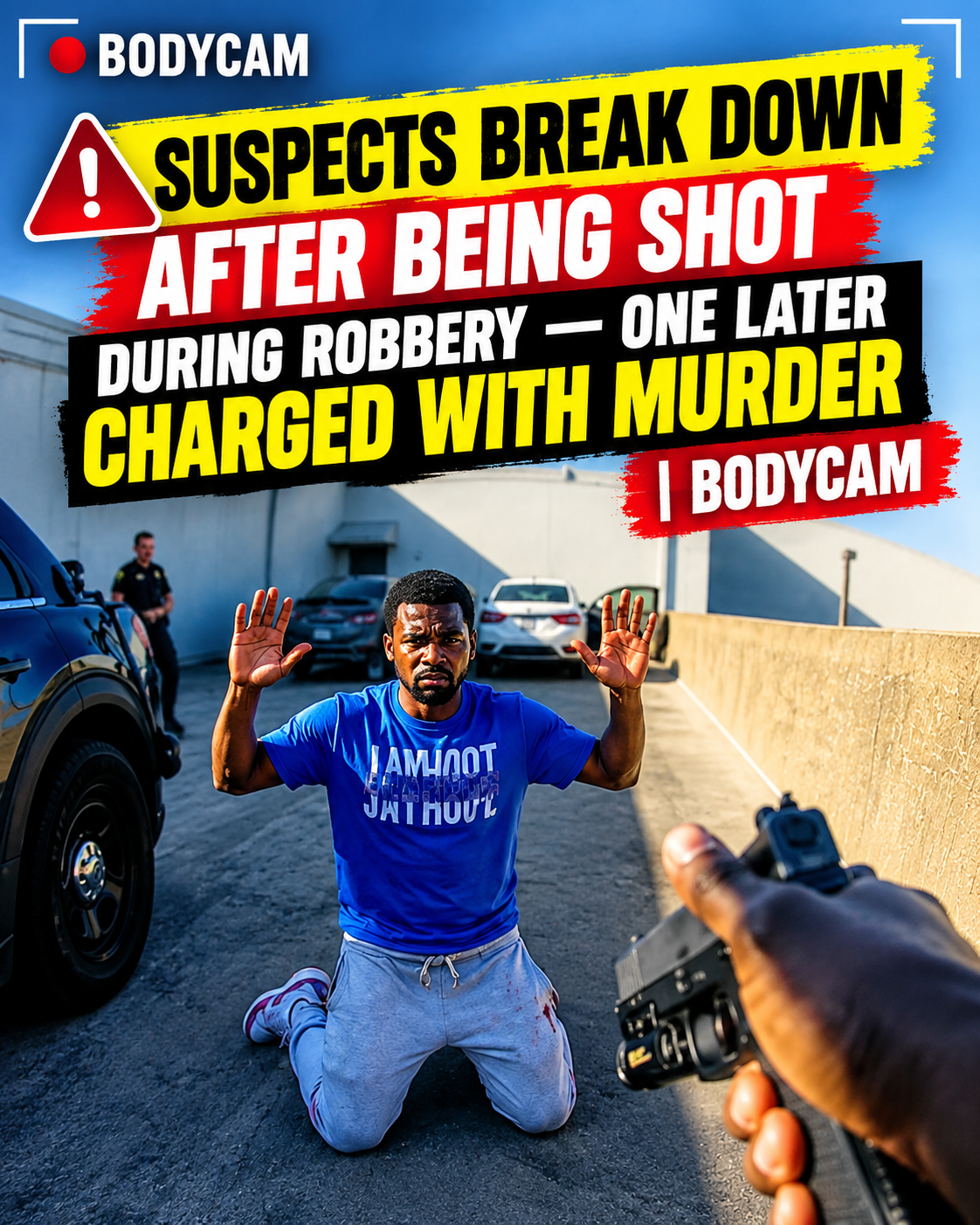 ⚠️ Suspects Break Down After Being Shot During Robbery — One Later Charged With Murder | Bodycam