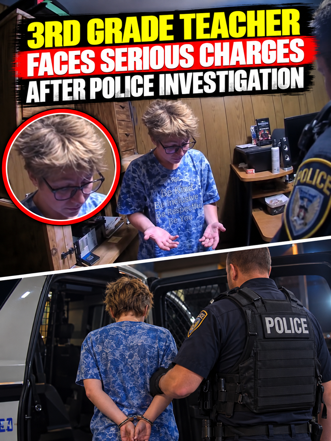 3rd Grade Teacher Faces Serious Charges After Police Investigatio