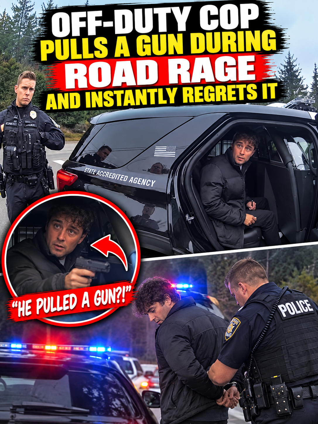 Off-Duty Cop Pulls a Gun During Road Rage and Instantly Regrets It