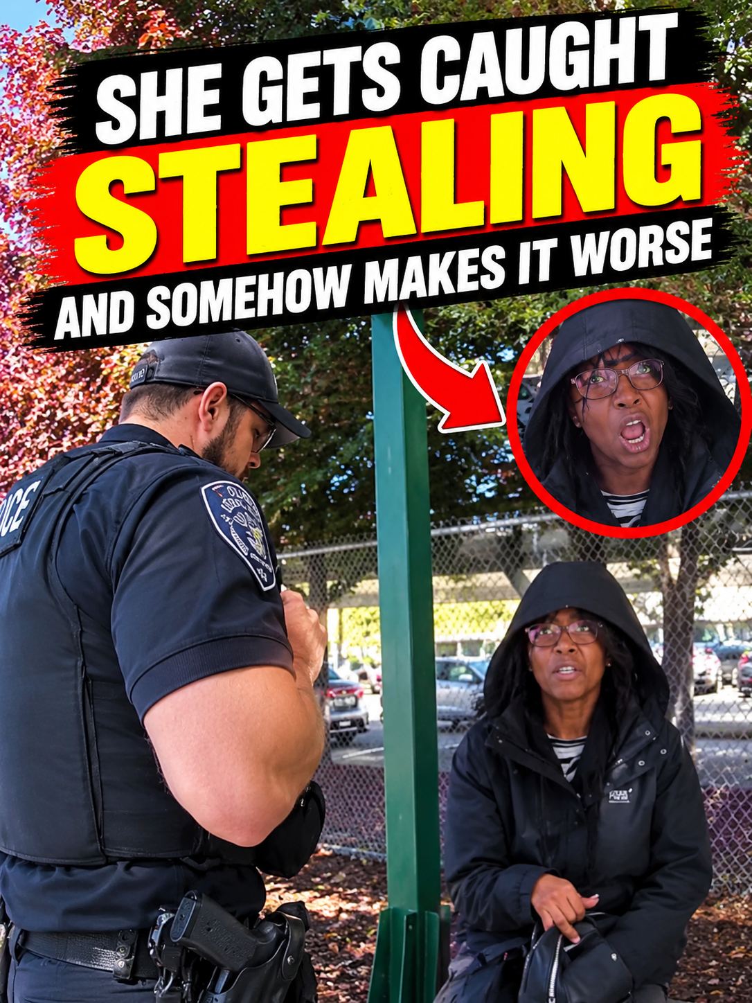 She Gets Caught Stealing and Somehow Makes It Worse