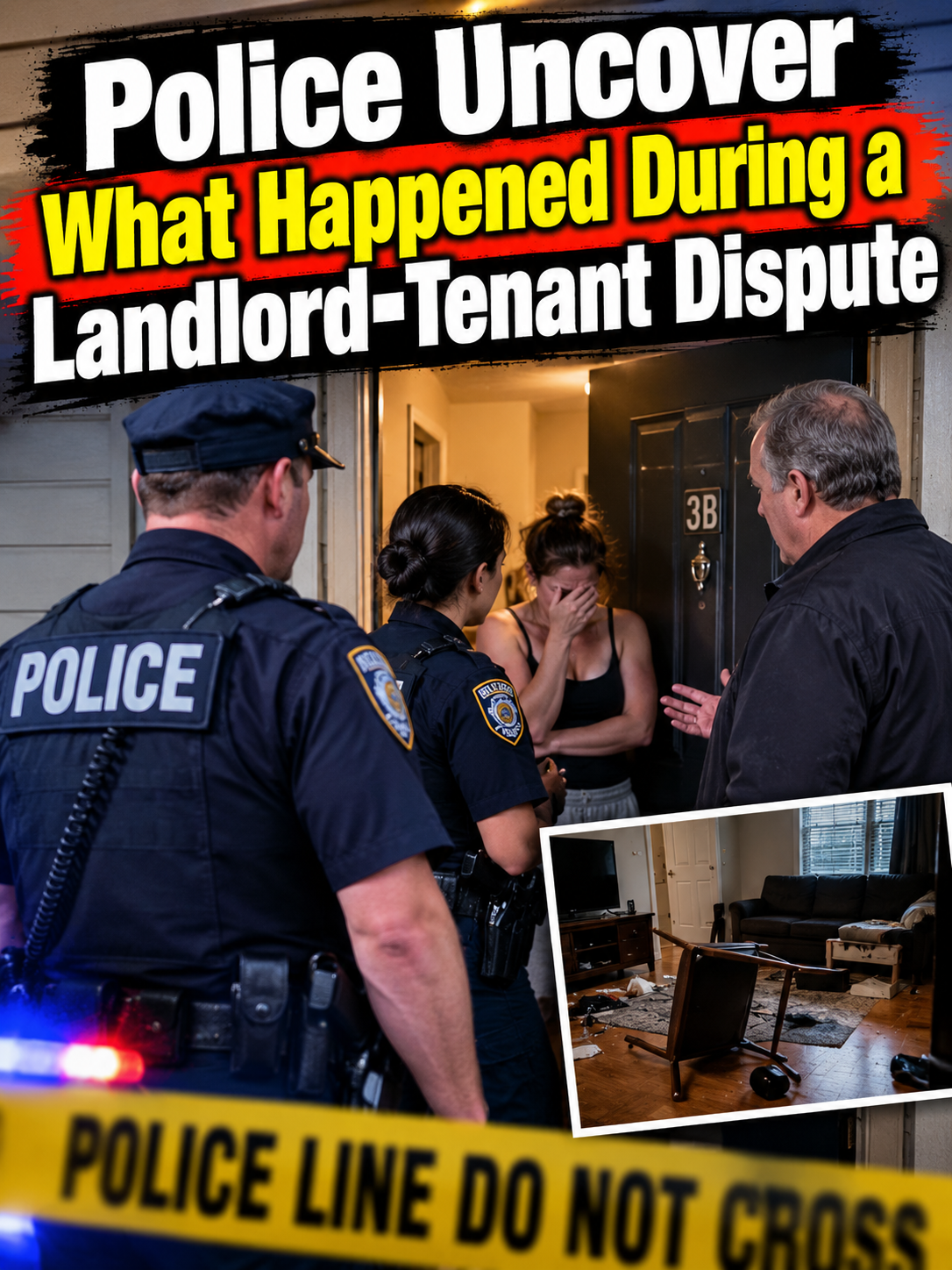 Police Uncover What Happened During a Landlord-Tenant Dispute