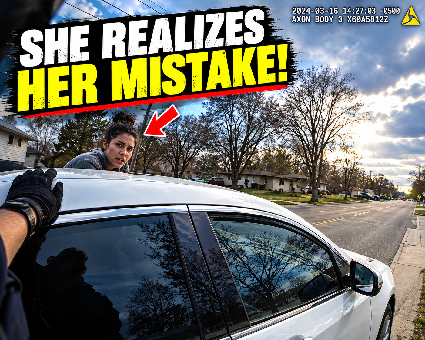 She Quickly Realizes Her Mistake