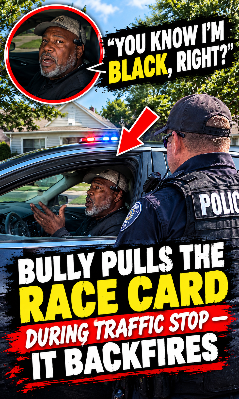 Bully Pulls the Race Card During Traffic Stop — It Backfires