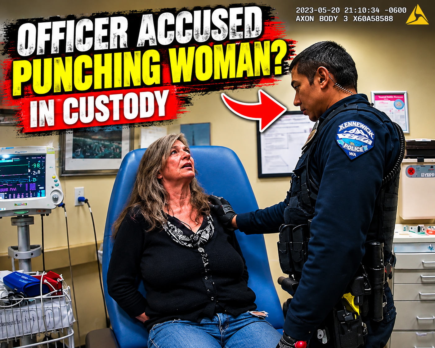 Officer Accused of Punching Woman in Custody