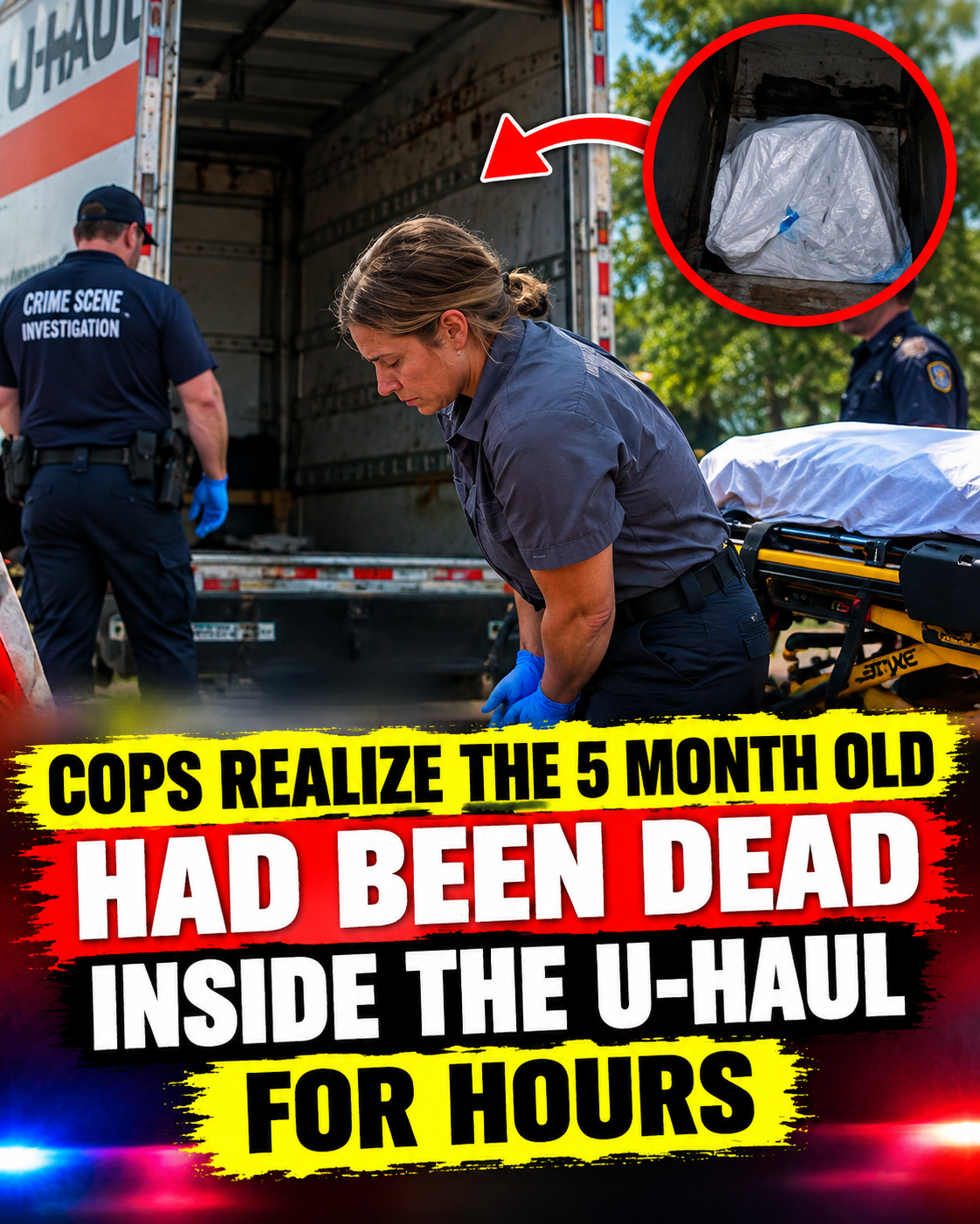 Cops Realize The 5 Month Old Been D**d Inside The U-Haul For Hours