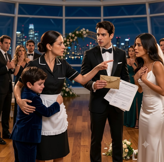 18BA2-O Casamento Parou Quando o Filho de Rafael Chamou a Garçonete de “Mamãe”