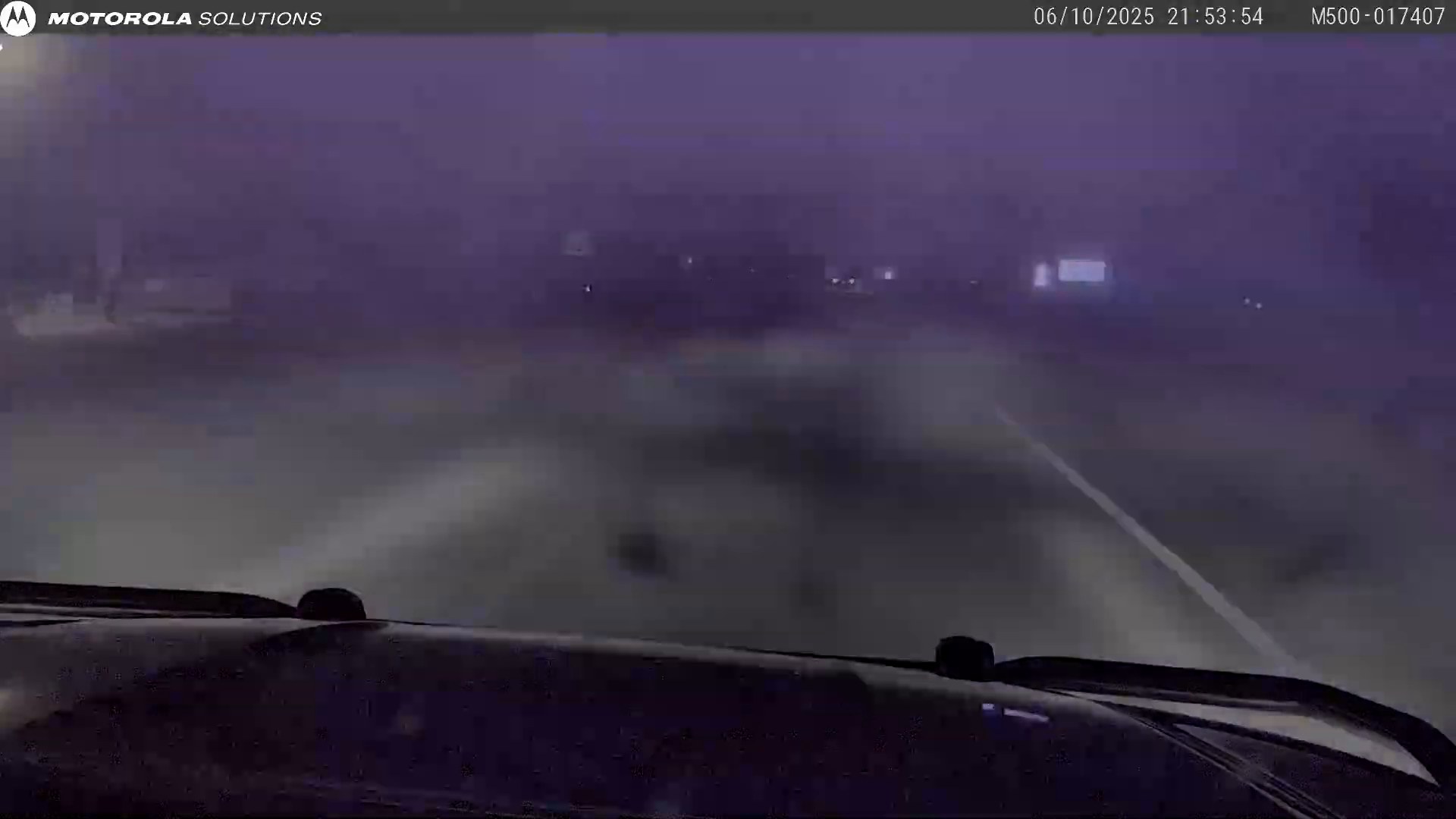 Frame from supplied June 10, 2025 law-enforcement video