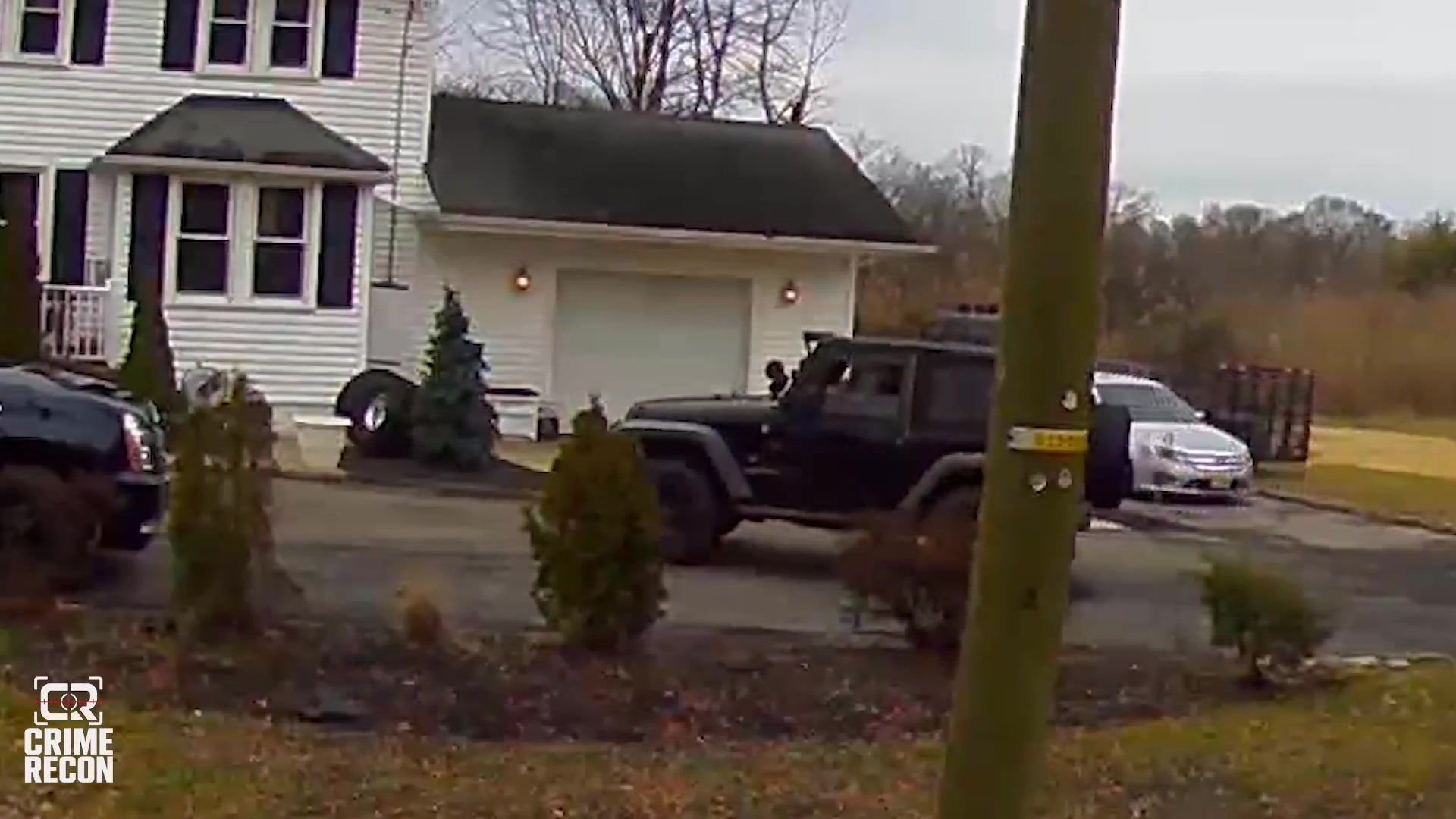 Real frame from the supplied Deptford incident video