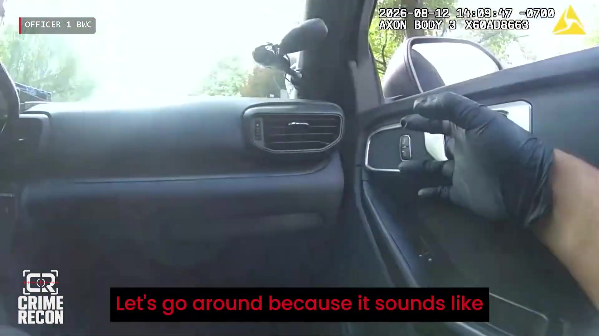 Real frame from the supplied Portland Police incident video