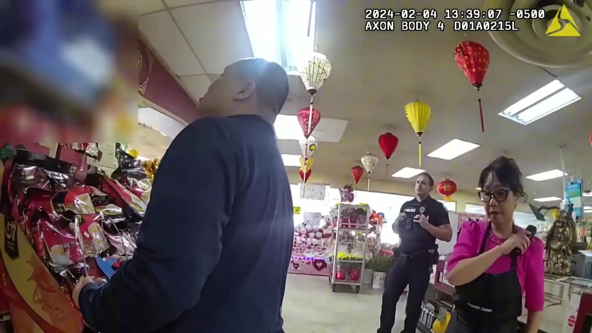 Real frame from the supplied February 2024 store incident video