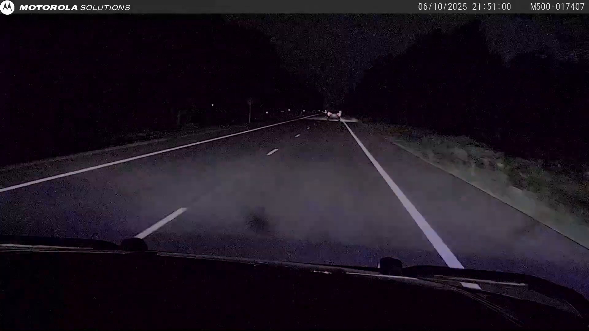 Frame from supplied June 10, 2025 law-enforcement video