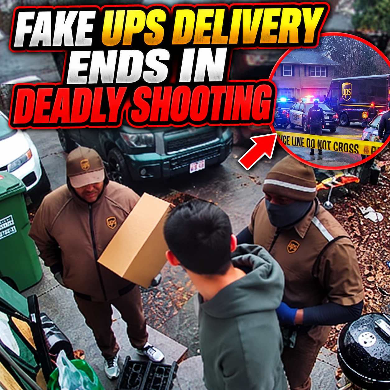 Fake UPS Delivery Ends in Deadly Shooting