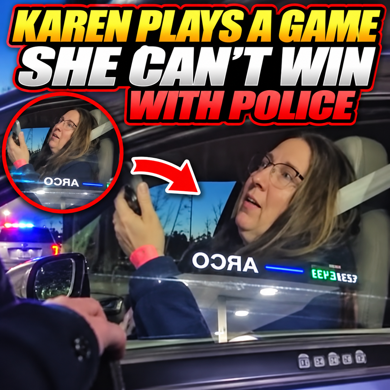 KAREN PLAYS A GAME SHE CAN'T WIN WITH POLICE