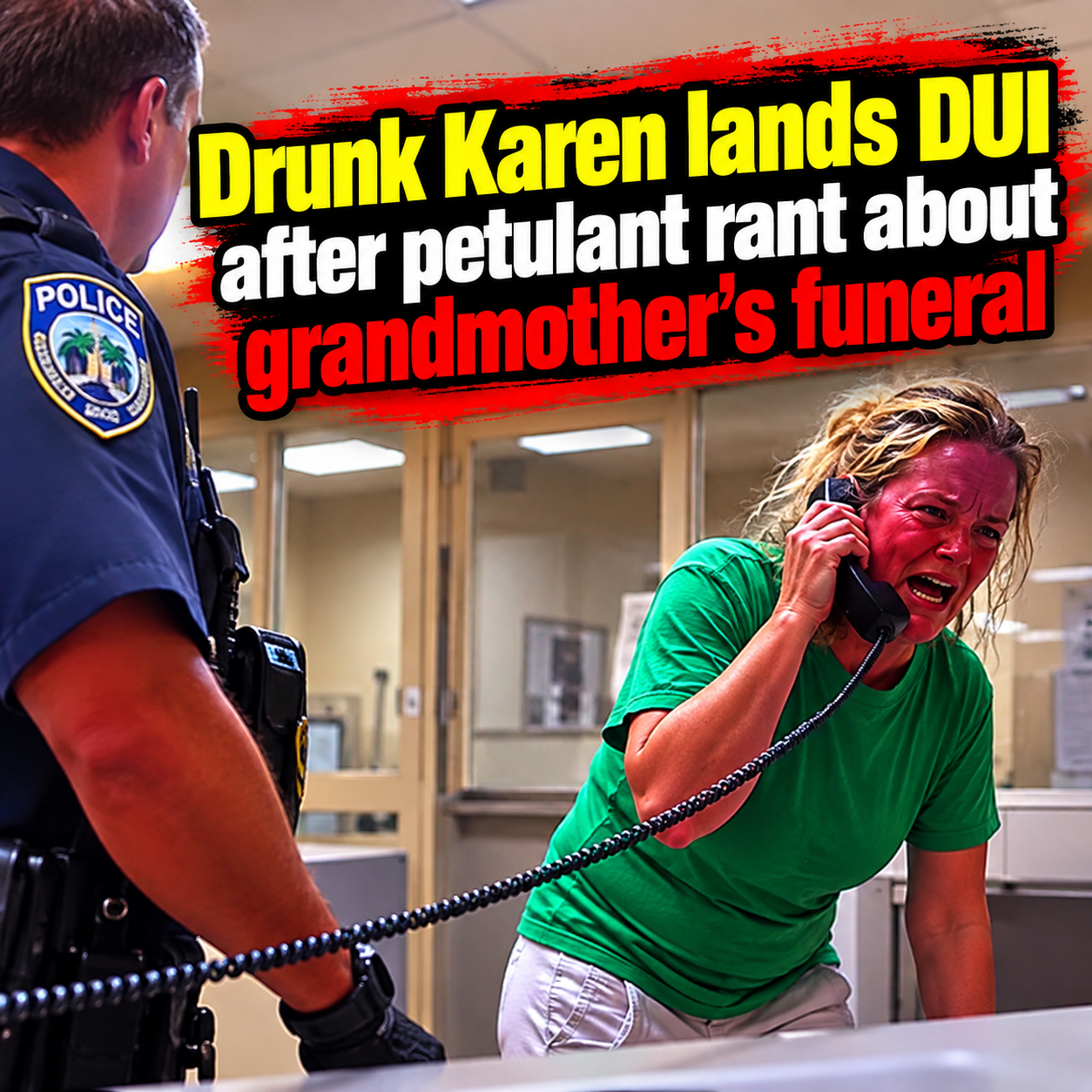 Drunk Karen lands DUI after petulant rant about grandmother's funeral