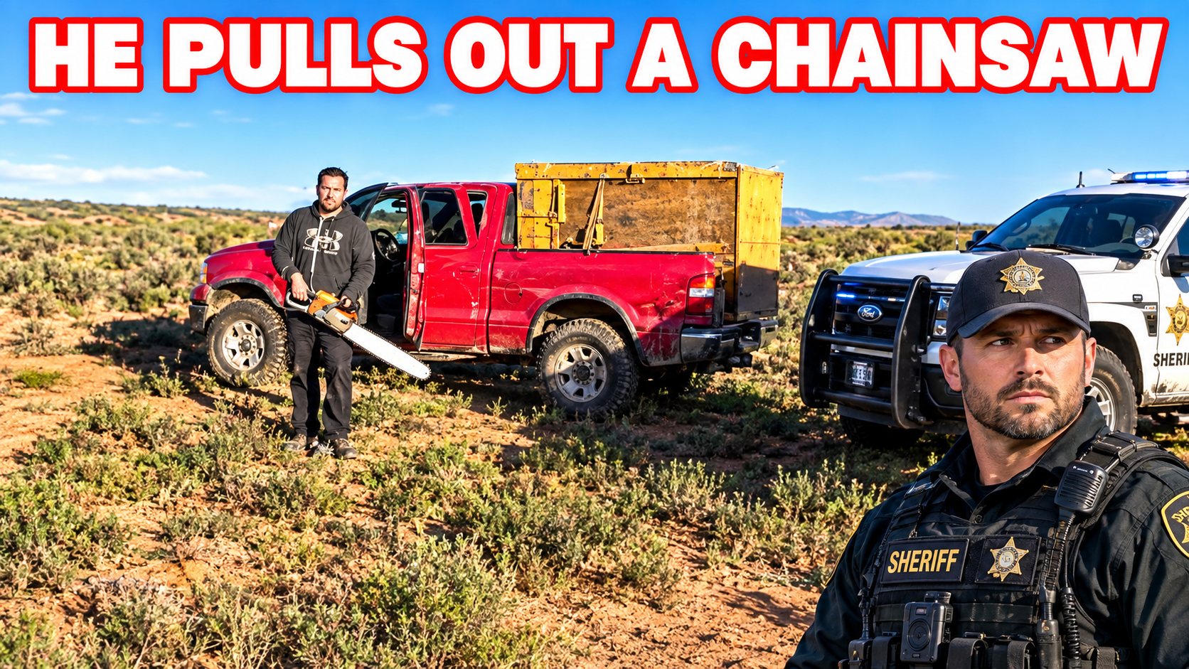 👮 Police Confront Wanted Driver After He Pulls Out a Chainsaw During Traffic Stop | Arizona