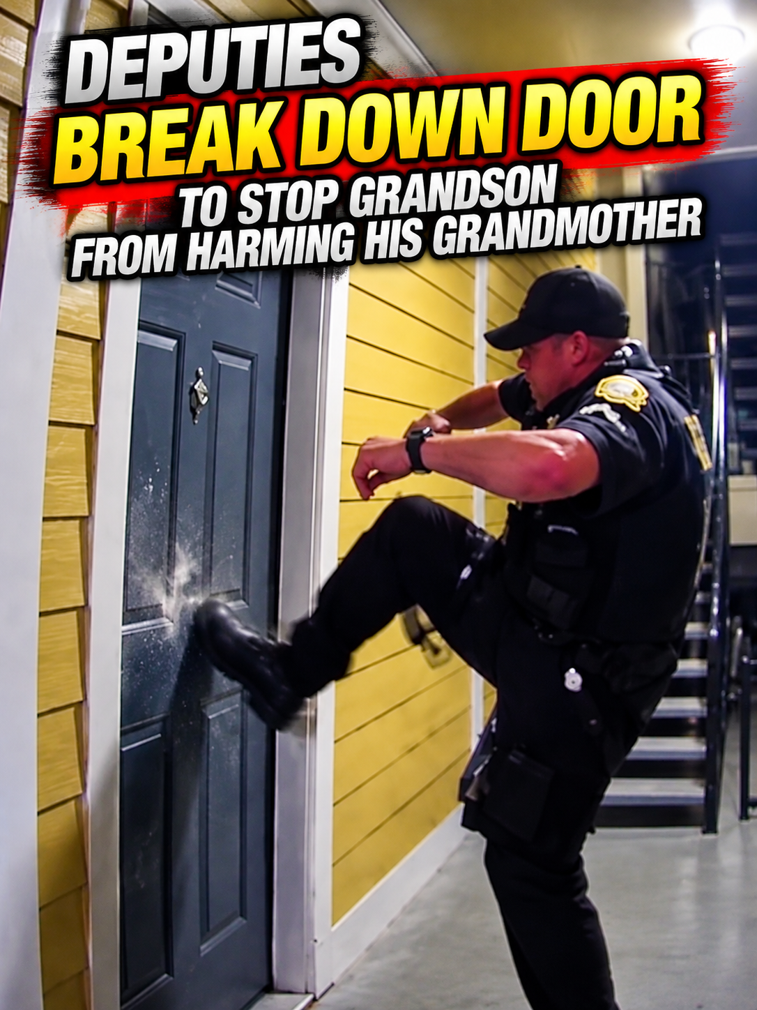Deputies Break Down Door to Stop Grandson From K**ling His Grandma