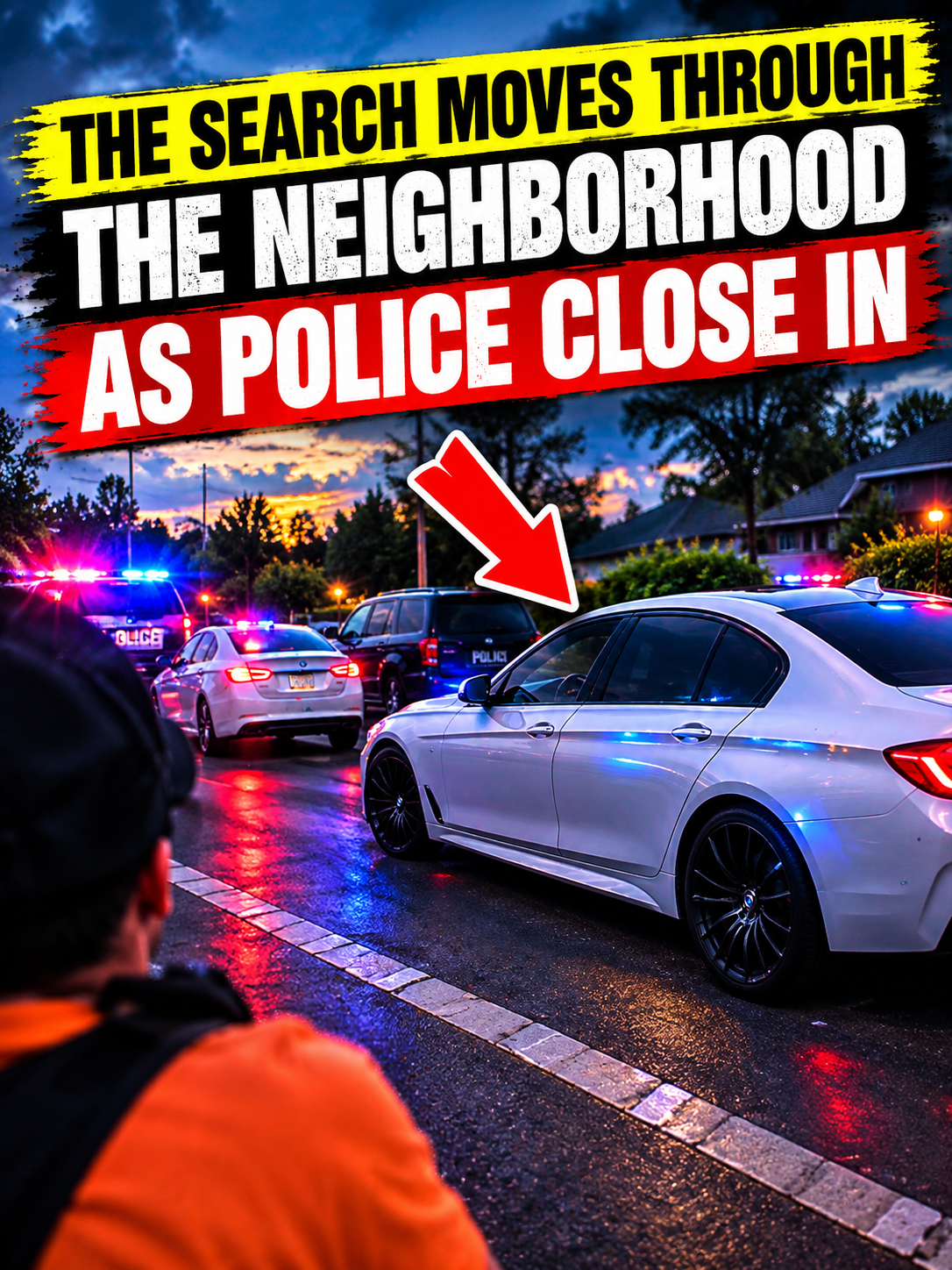 The Search Moves Through the Neighborhood as Police Close In