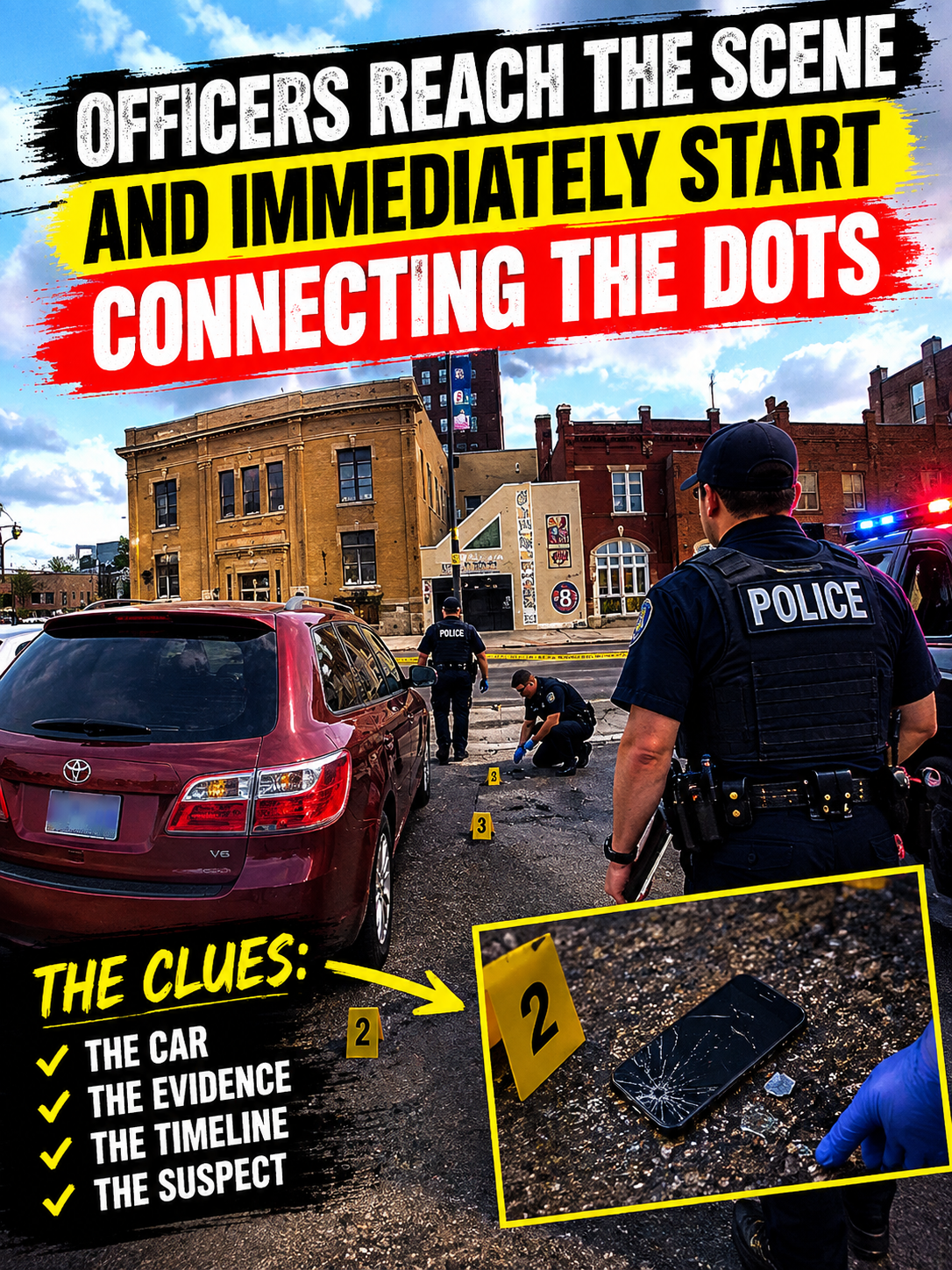 Officers Reach the Scene and Immediately Start Connecting the Dots