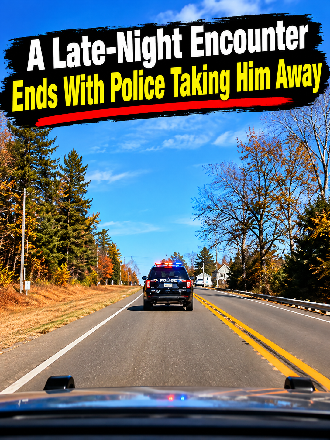 A Late-Night Encounter Ends With Police Taking Him Away