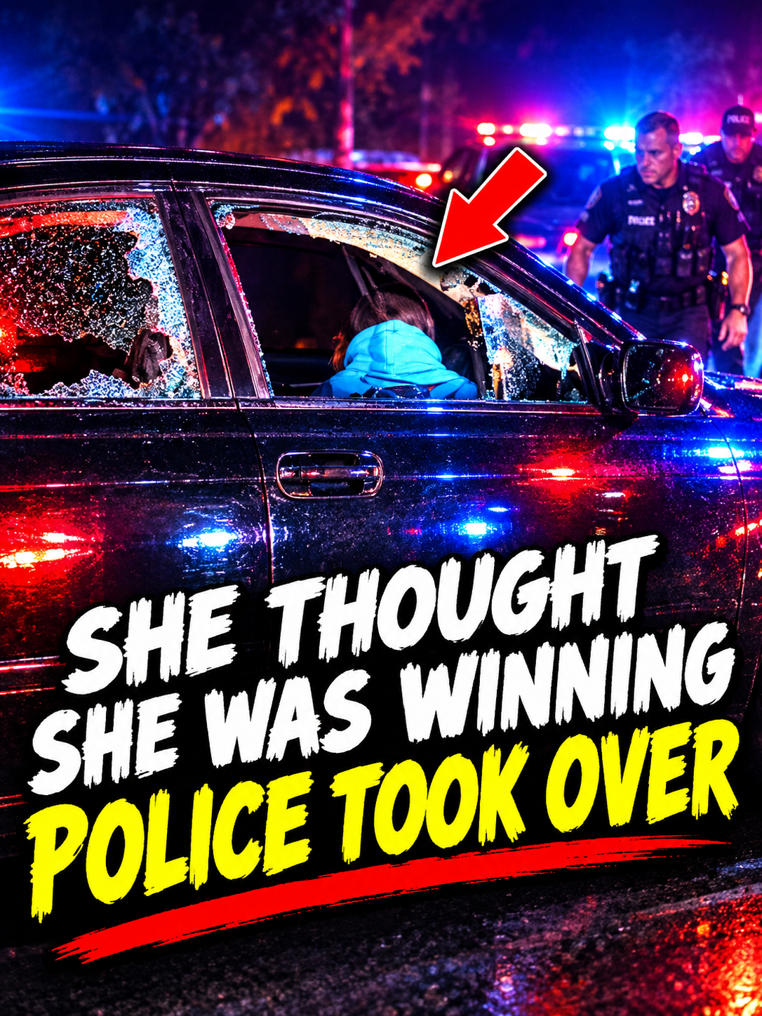 She Thinks the Situation Is Going Her Way Until Police Take Over