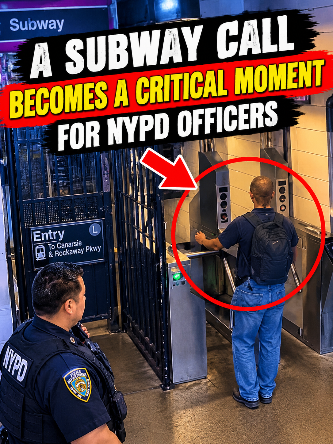 A Subway Call Becomes a Critical Moment for NYPD Officers