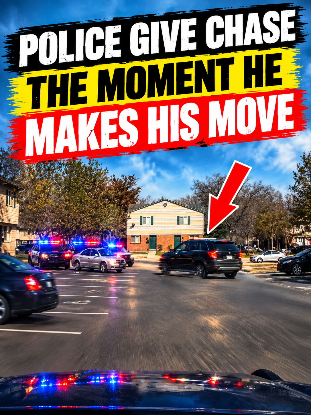 Police Give Chase the Moment He Makes His Move