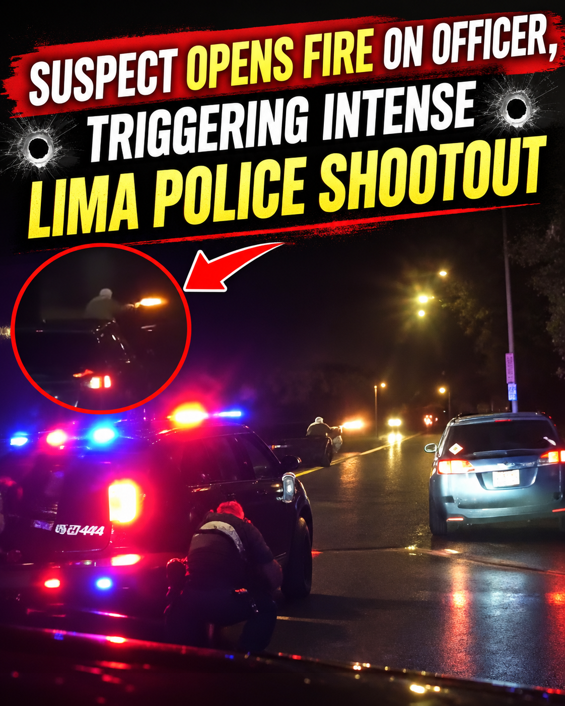 Suspect Opens Fire on Officer, Triggering Intense Lima Police Shootout