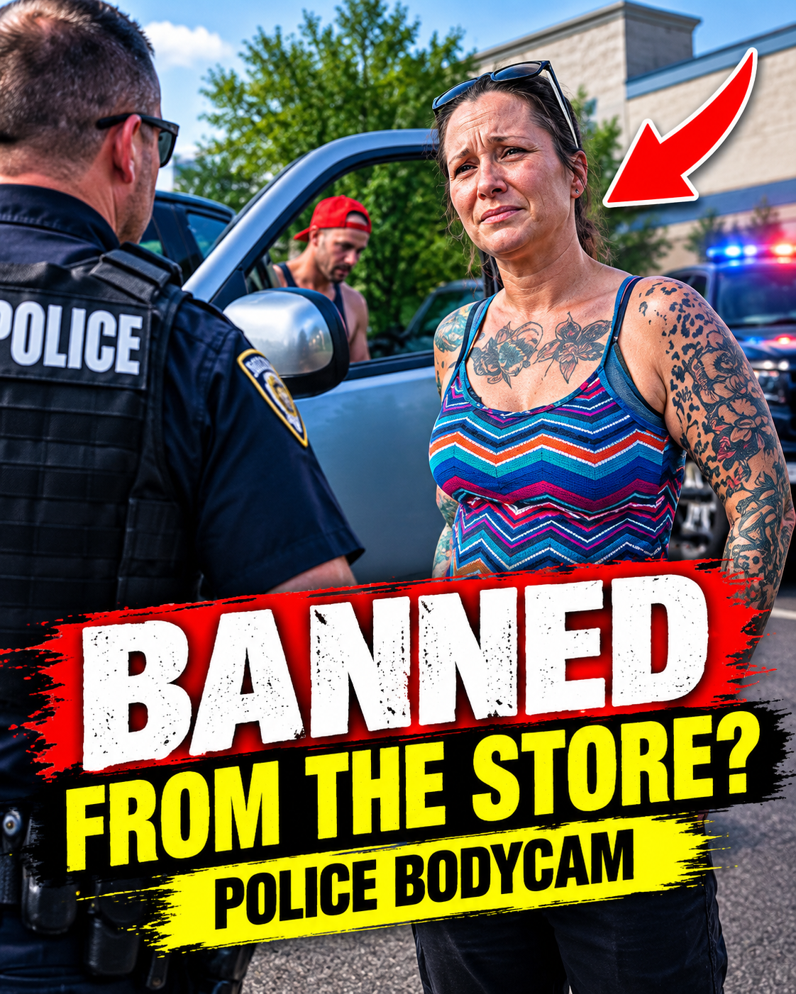 Walmart Bans Them BOTH - Shoplifting Arrest Caught on Police Bodycam