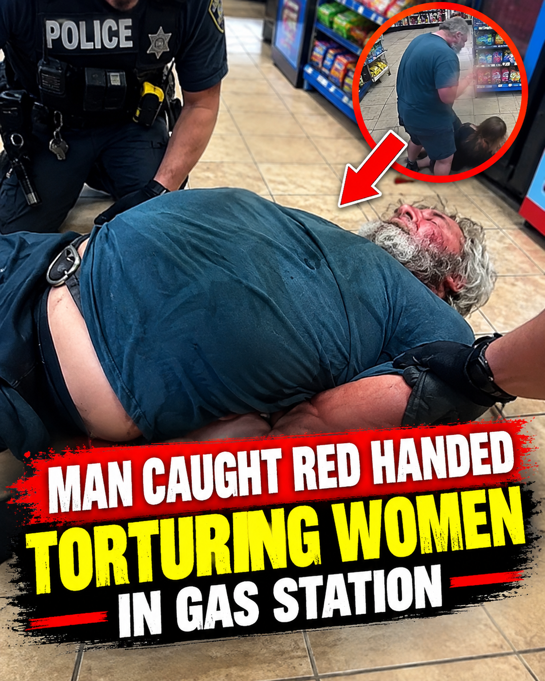 Man Caught Red Handed Torturing Women In Gas Station2