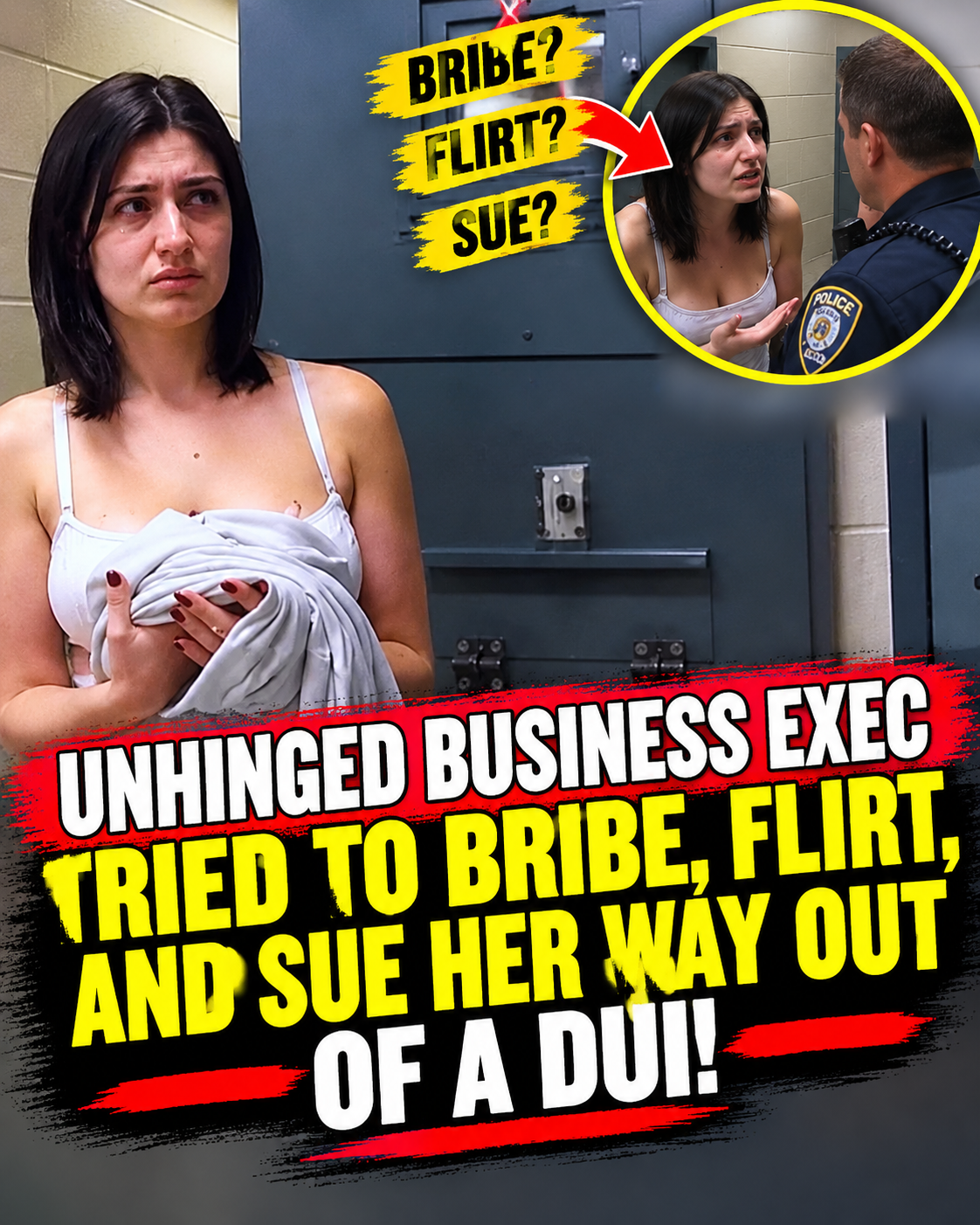 Unhinged Business Exec Tried to BRIBE, FLIRT, and SUE Her Way Out of a DUI!1