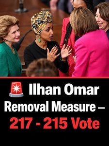House Effort to Censure Ilhan Omar and Strip Her Committee Posts Fails 214–213