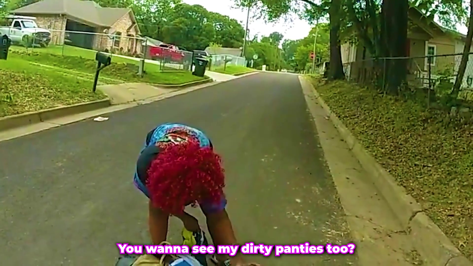 Real frame from supplied footage