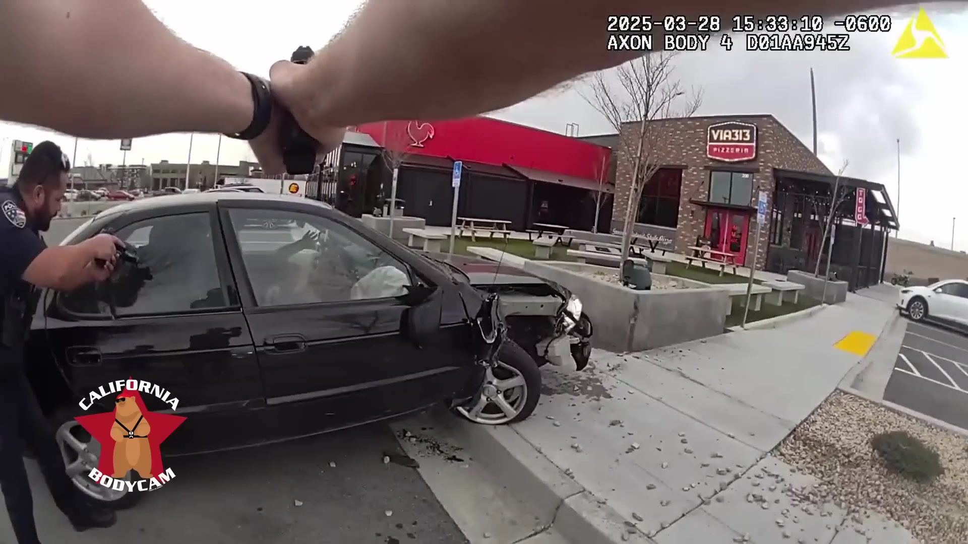Real frame from the supplied body-camera footage