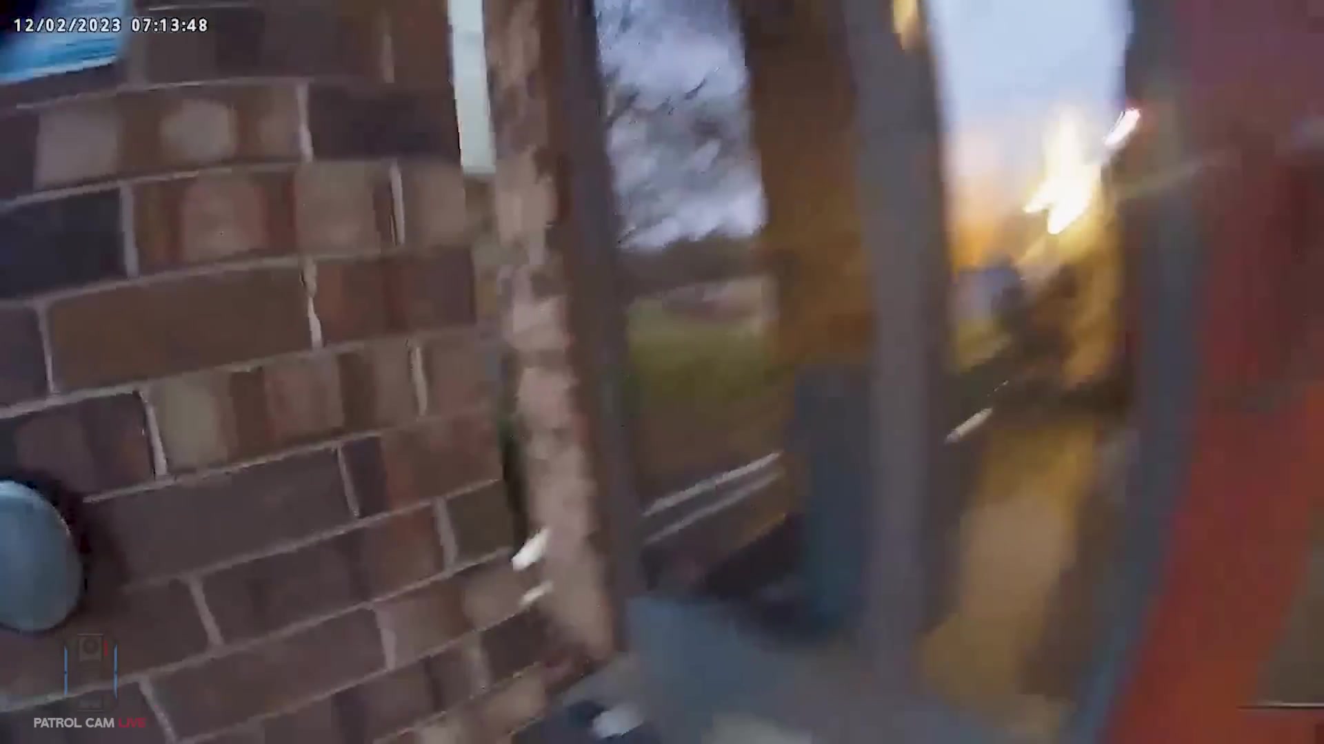 Real frame from the supplied patrol-camera footage
