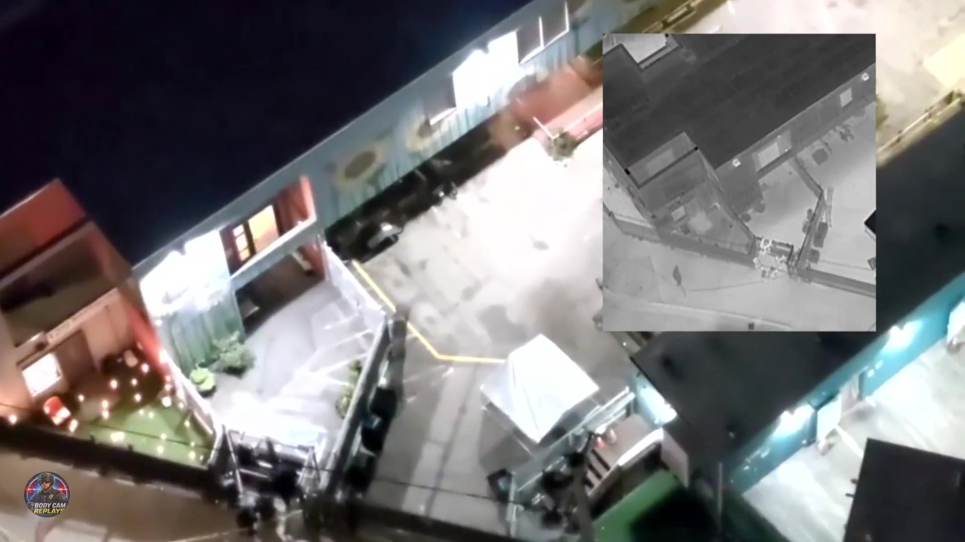 Real frame from the supplied body-camera footage