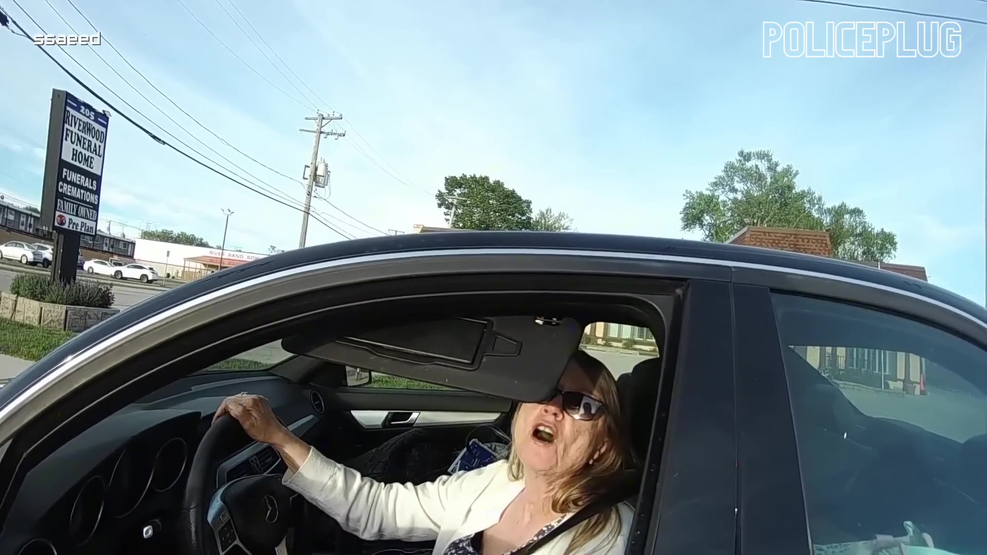 Real frame from the supplied traffic-stop footage