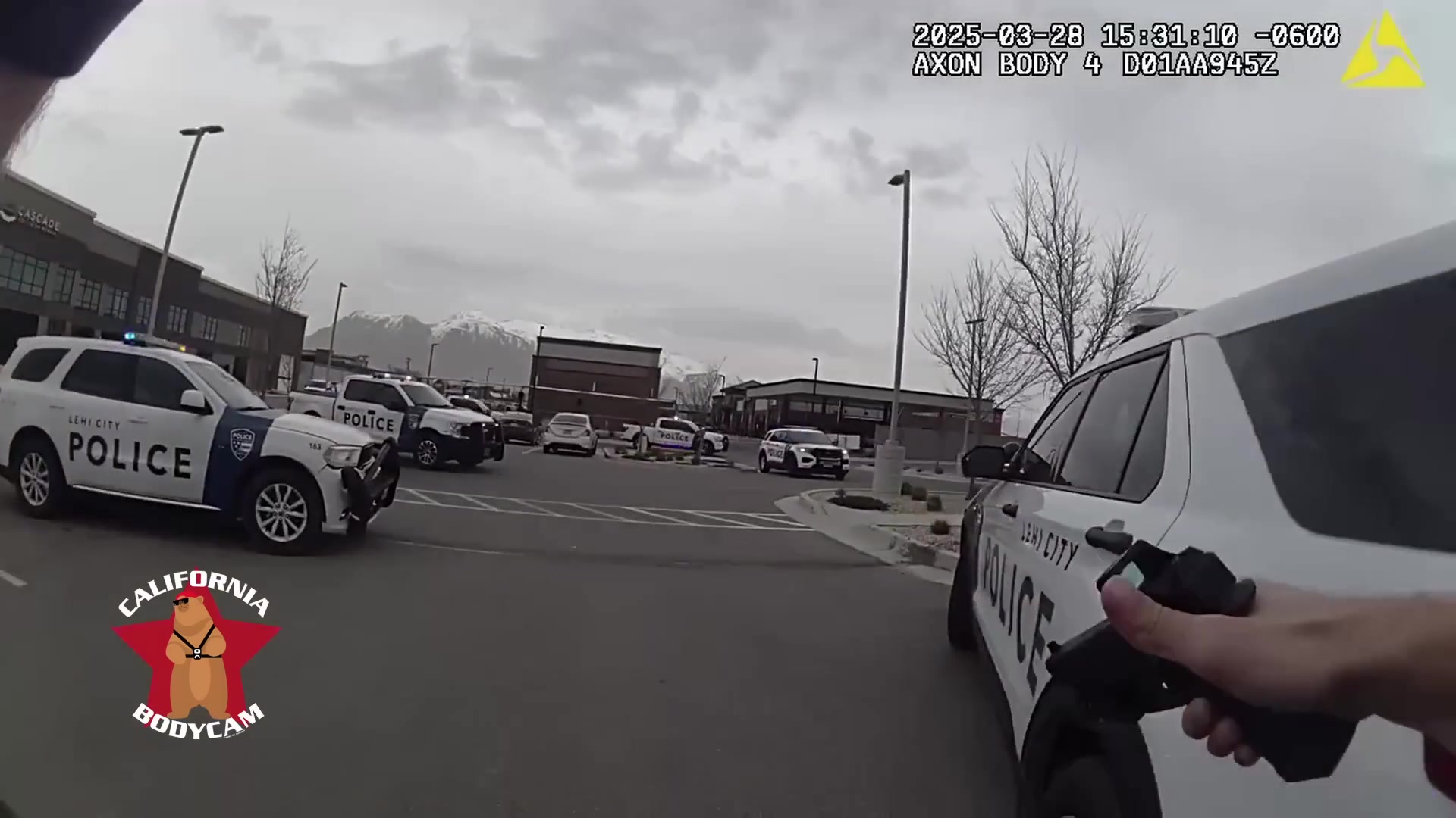Real frame from the supplied body-camera footage