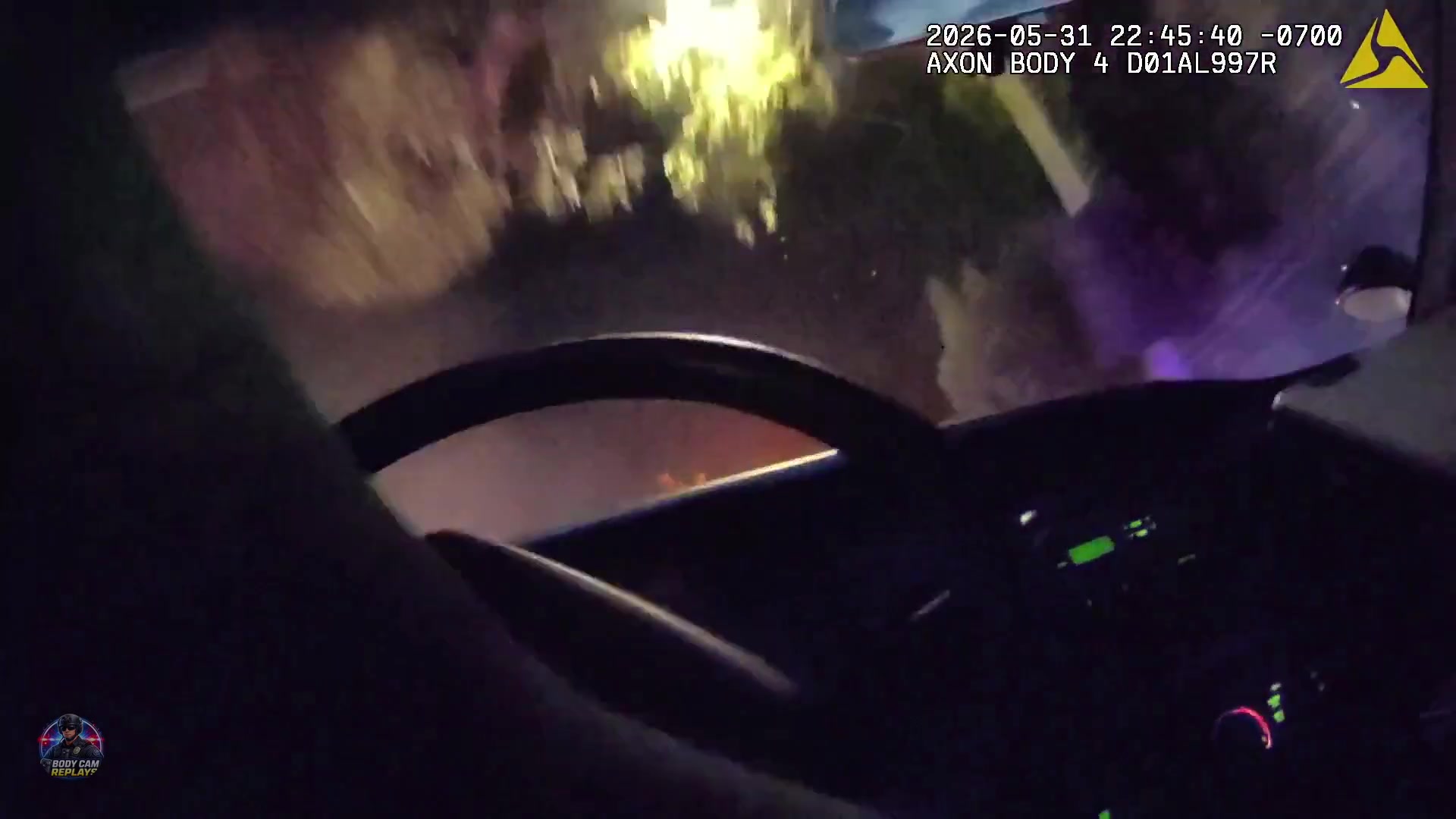 Real frame from the supplied body-camera footage