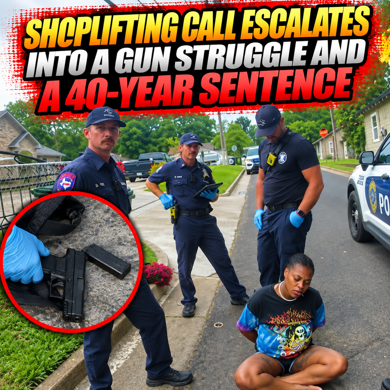 Shoplifting Call Escalates Into a Gun Struggle and a 40-Year Sentence