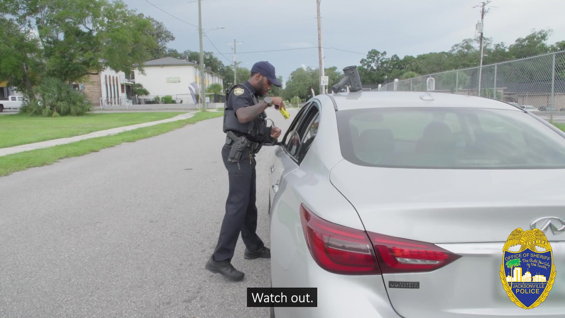 Real frame from the supplied Traffic Wolfpack video